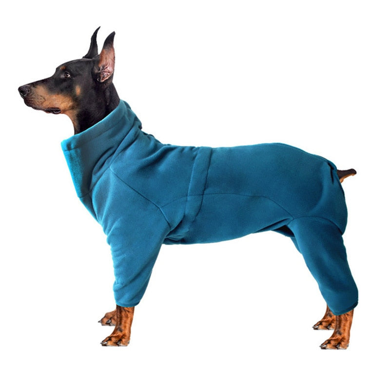 Macacão Pet Fleece Ajustável | Para Cachorro e Gato